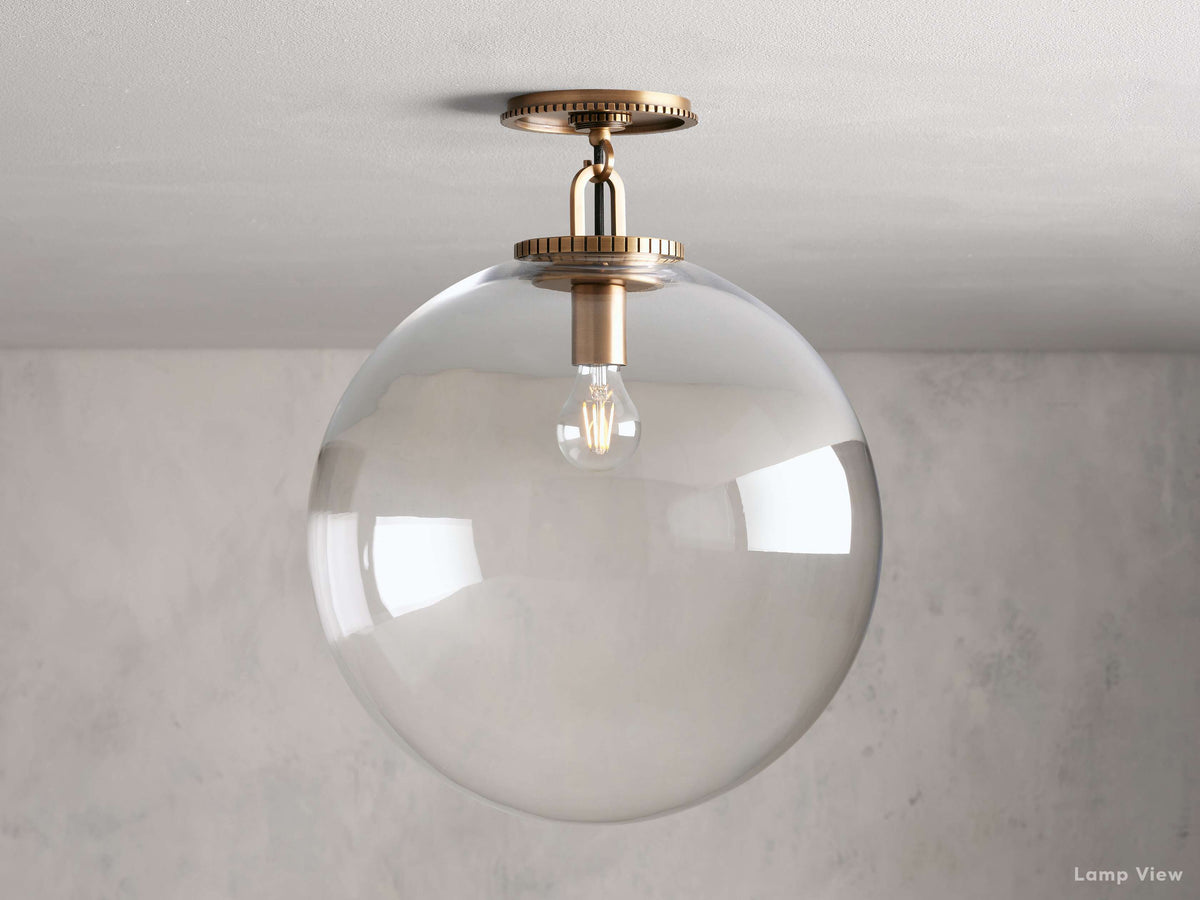 Wescott Globe Flush Mount