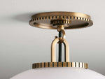 Wescott Laconic Globe Flush Mount