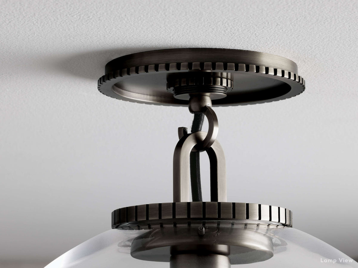 Wescott Laconic Globe Flush Mount
