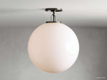 Wescott Laconic Globe Flush Mount