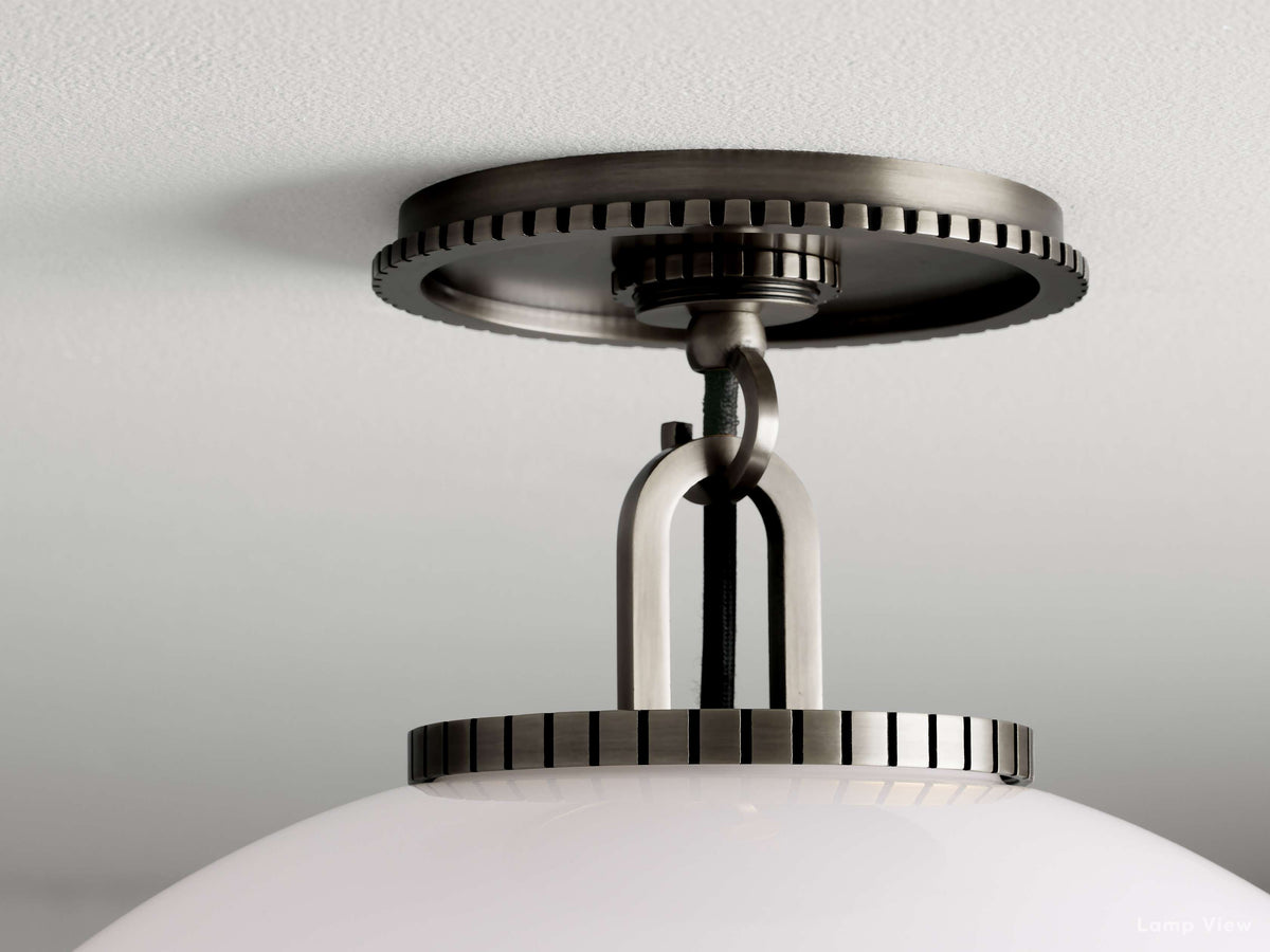 Wescott Laconic Globe Flush Mount
