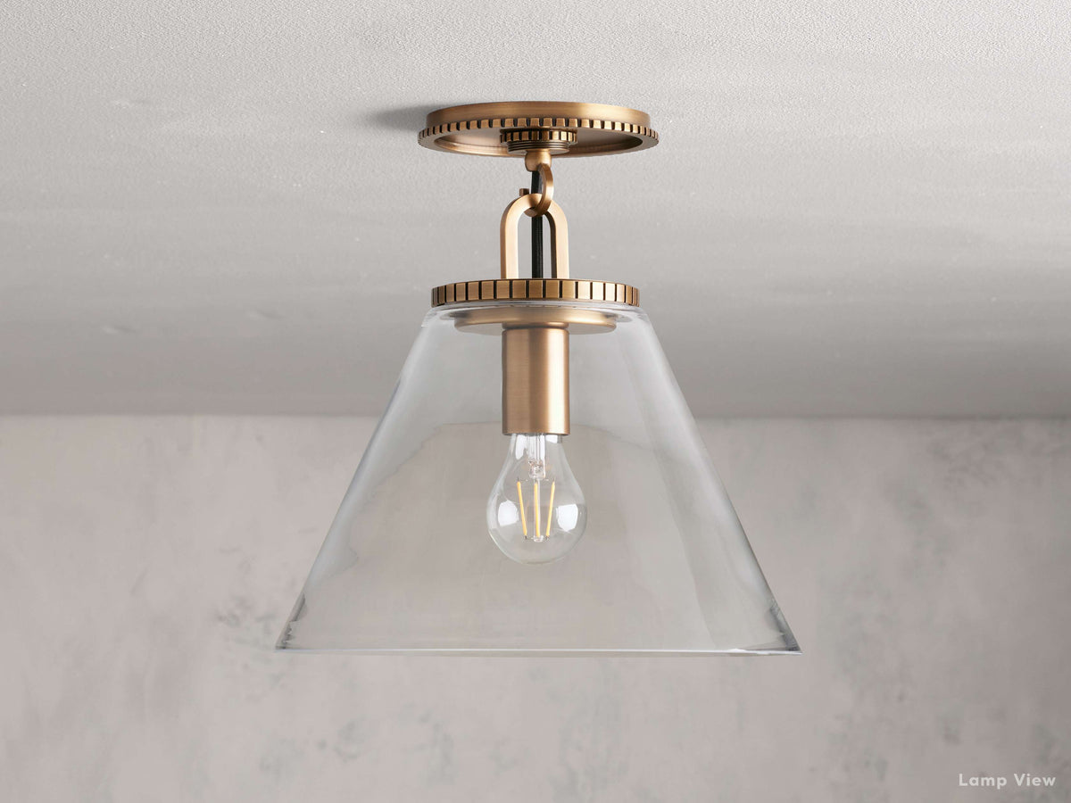 Wescott Laconic Cone Flush Mount