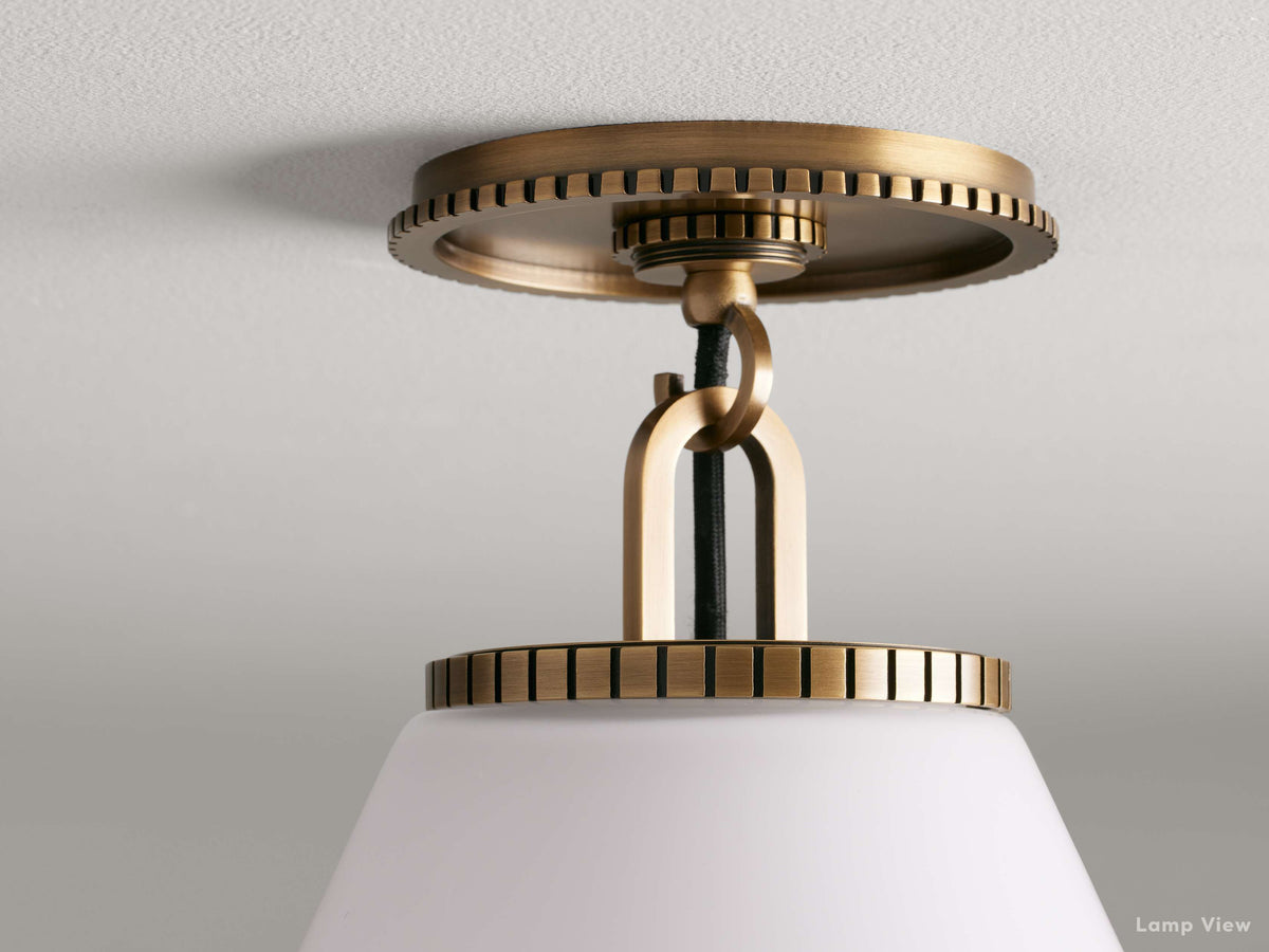 Wescott Laconic Cone Flush Mount