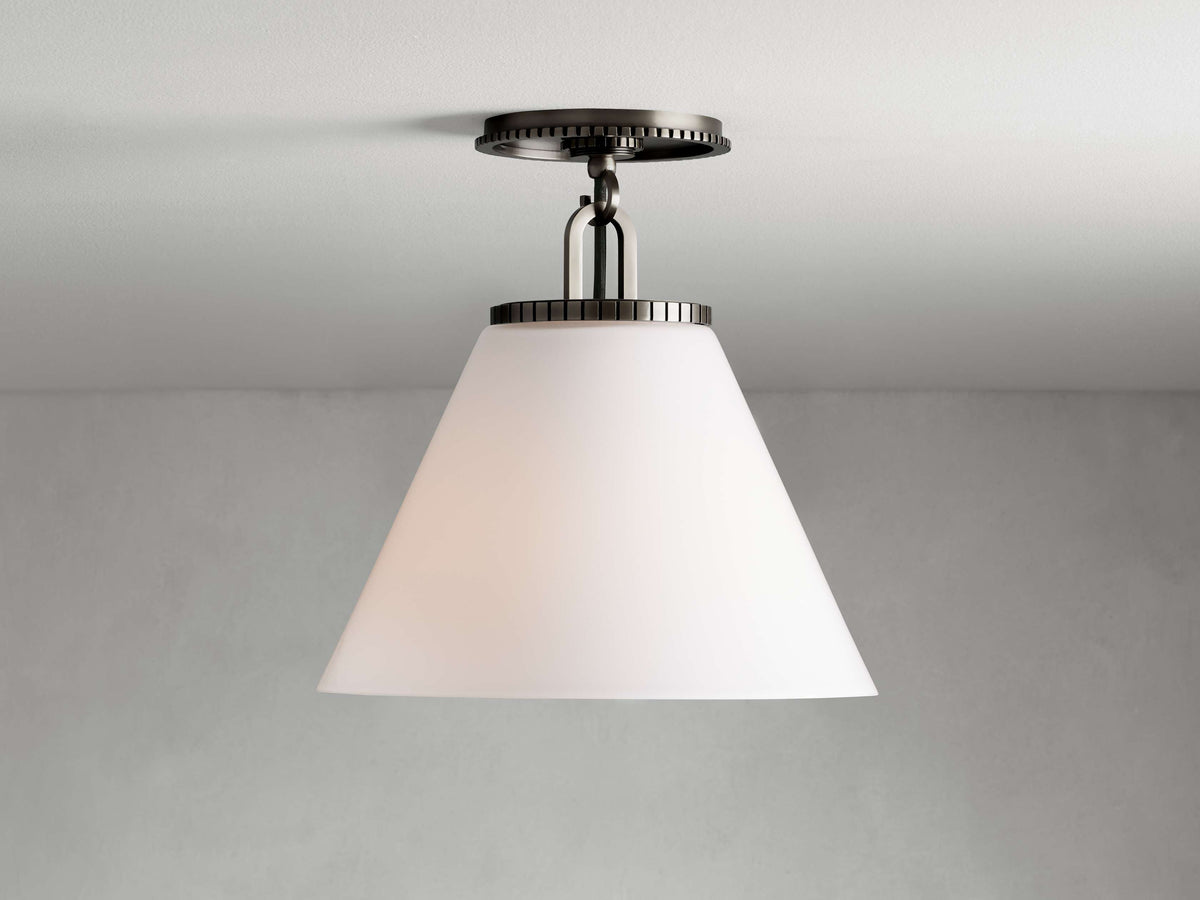 Wescott Laconic Cone Flush Mount