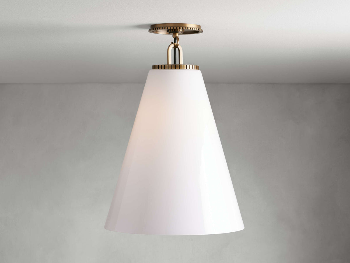 Wescott Laconic Cone Flush Mount