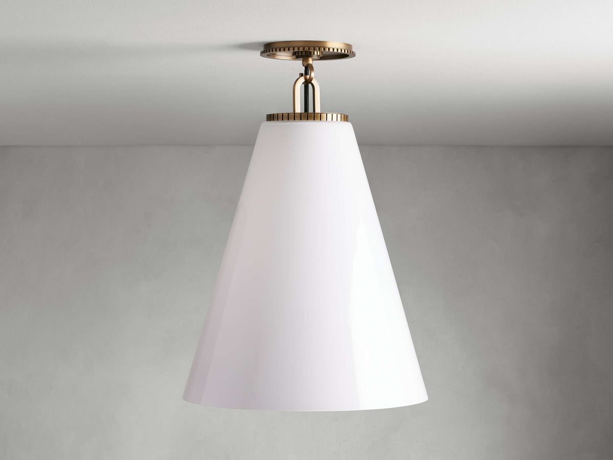 Wescott Laconic Cone Flush Mount