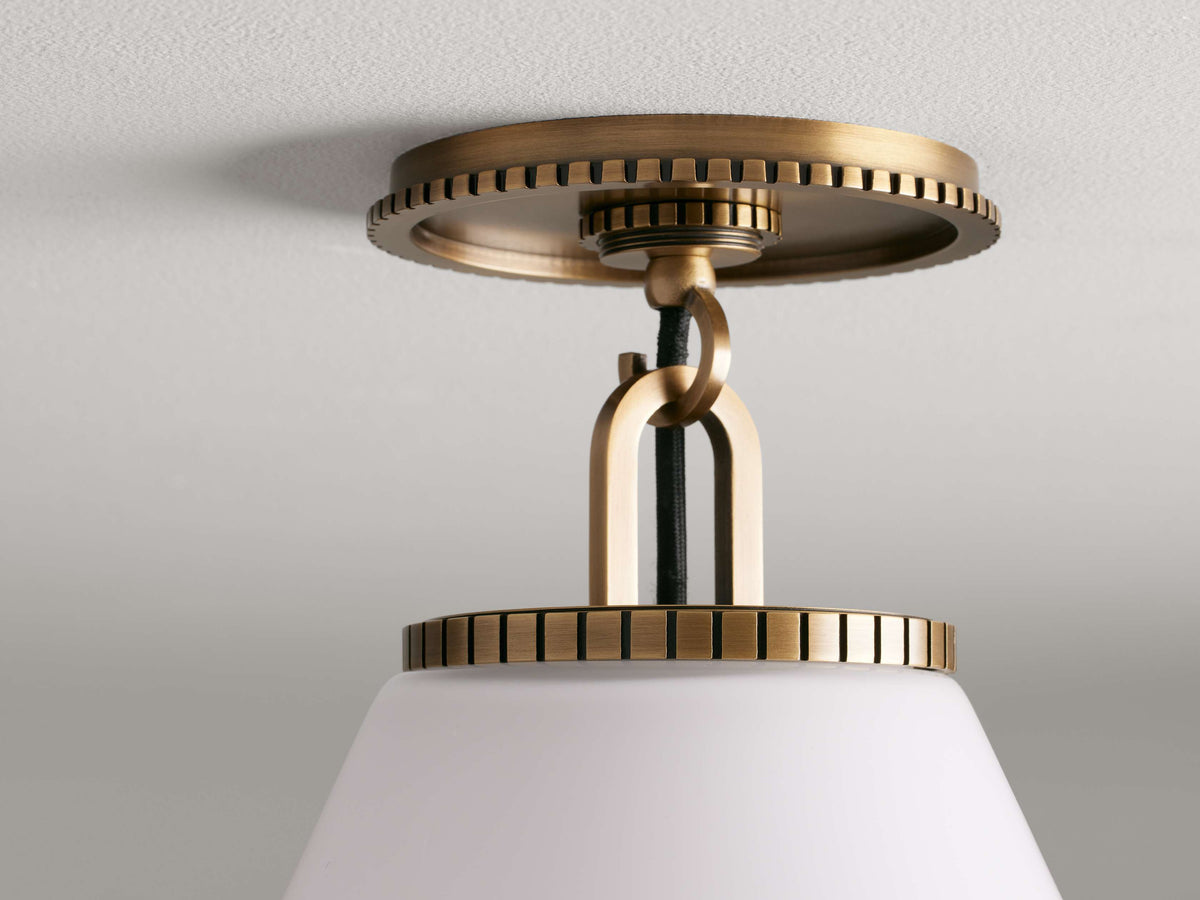 Wescott Laconic Cone Flush Mount