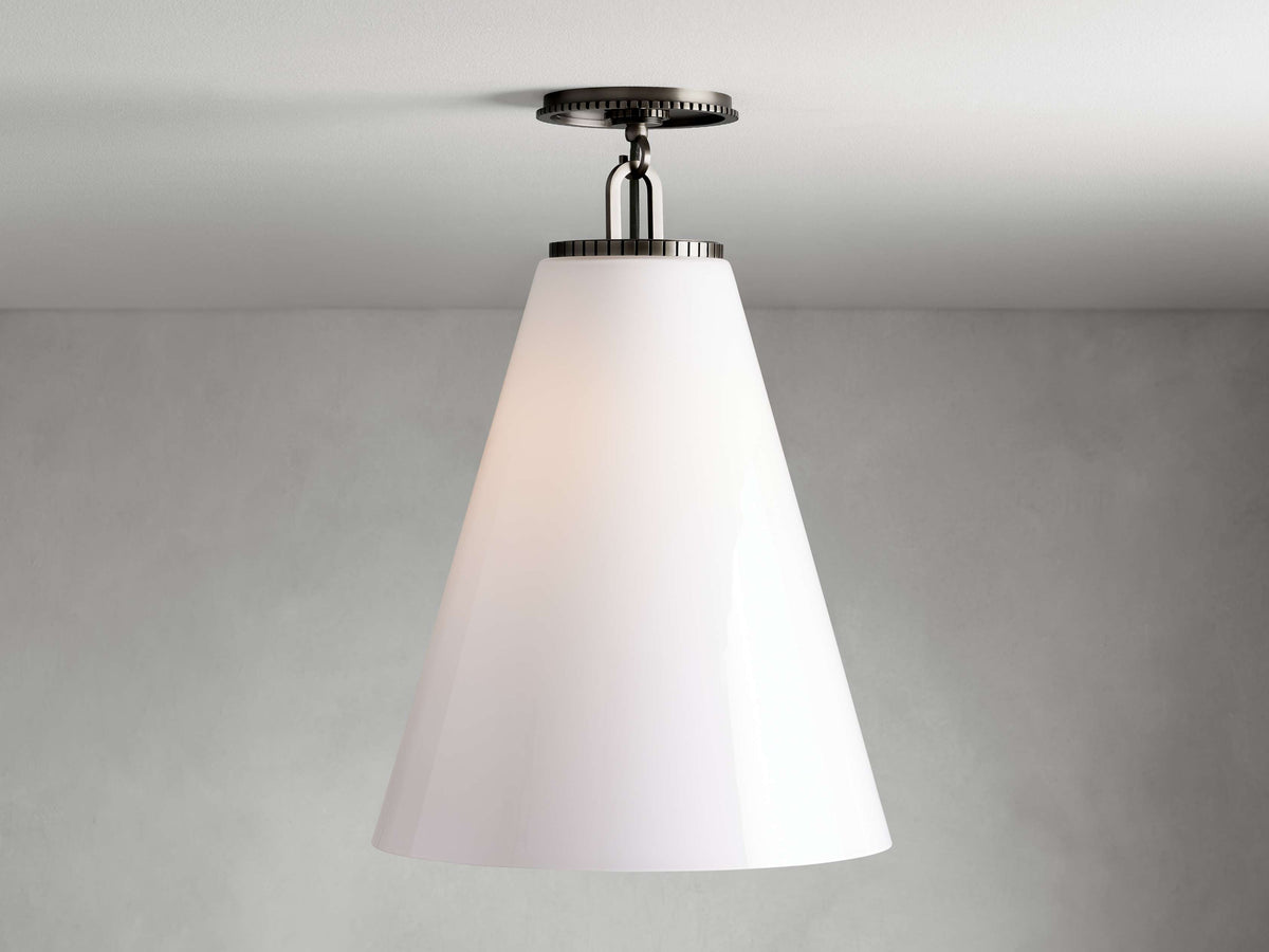 Wescott Laconic Cone Flush Mount