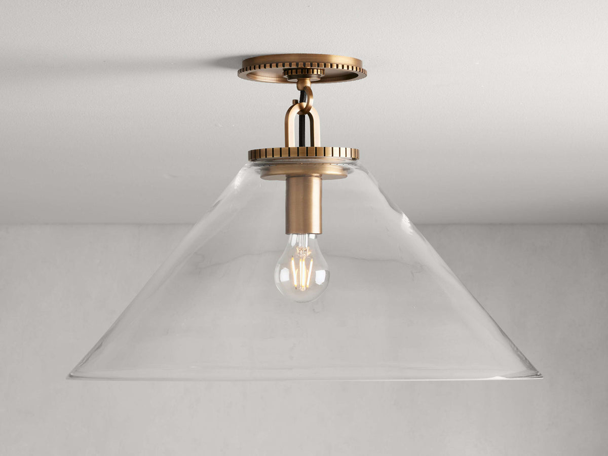 Wescott Laconic Cone Flush Mount