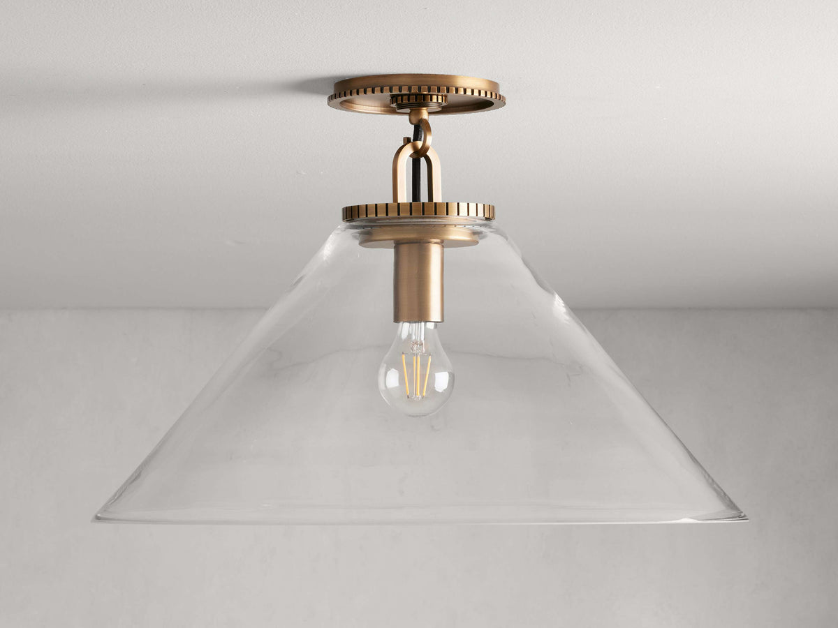 Wescott Laconic Cone Flush Mount