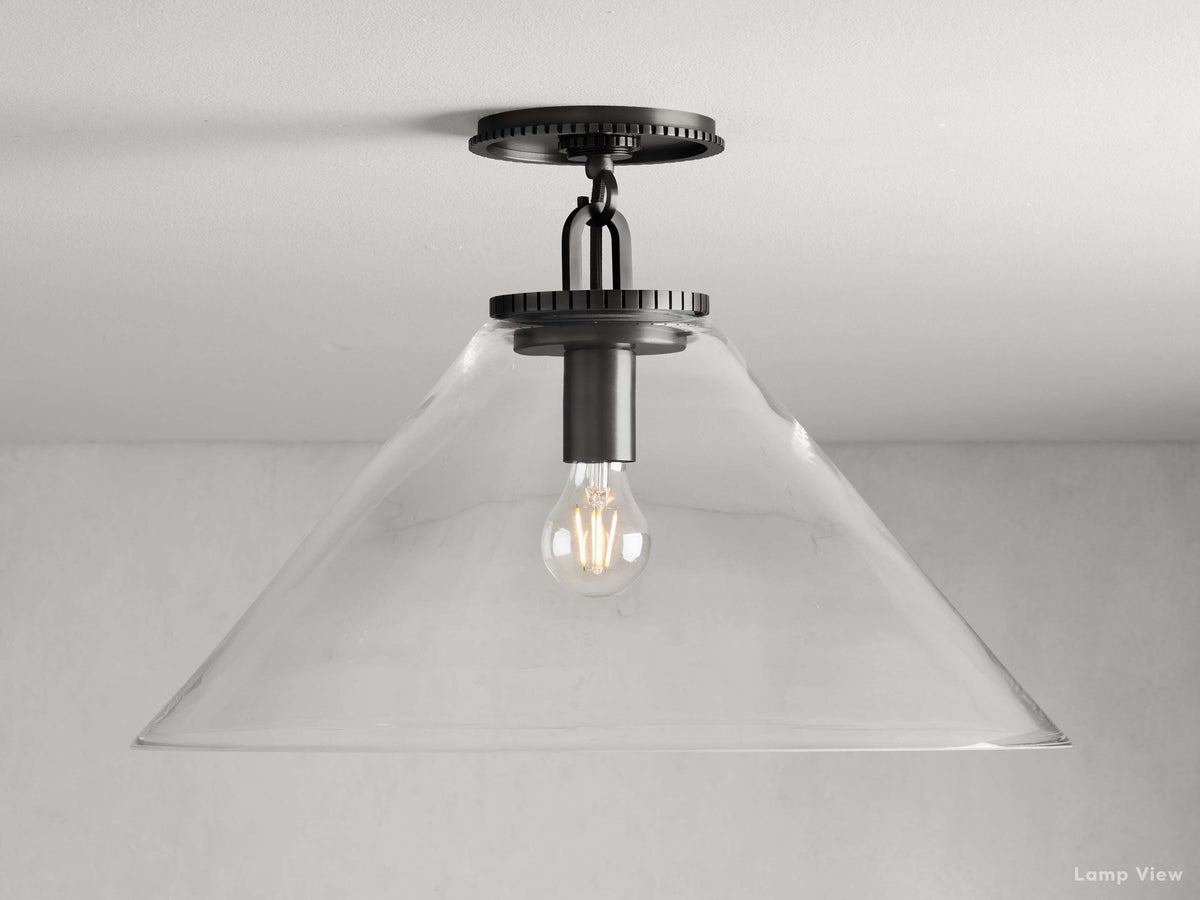 Wescott Laconic Cone Flush Mount