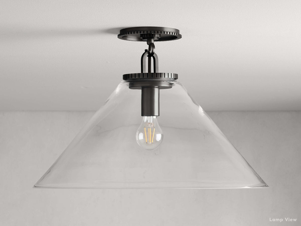 Wescott Laconic Cone Flush Mount