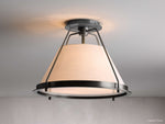 Shelton Tailored Linen Flush Mount
