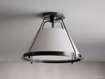 Shelton Tailored Linen Flush Mount