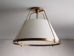 Shelton Tailored Linen Flush Mount