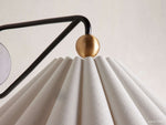 Haylen Gathered Linen Wall Sconce