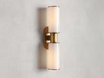 Harlin Milk Glass Wall Sconce