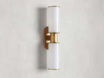 Harlin Milk Glass Wall Sconce