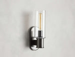 Harlin Clear Glass Wall Sconce