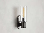 Harlin Clear Glass Wall Sconce