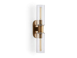 Harlin Clear Glass Wall Sconce