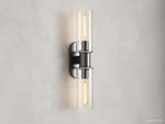 Harlin Clear Glass Wall Sconce
