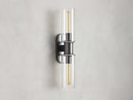 Harlin Clear Glass Wall Sconce