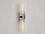 Harlin Clear Glass Wall Sconce