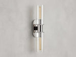 Harlin Clear Glass Wall Sconce