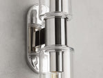 Harlin Clear Glass Wall Sconce