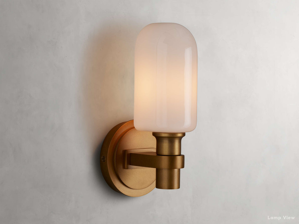 Zayd Opal Slab Wall Sconce