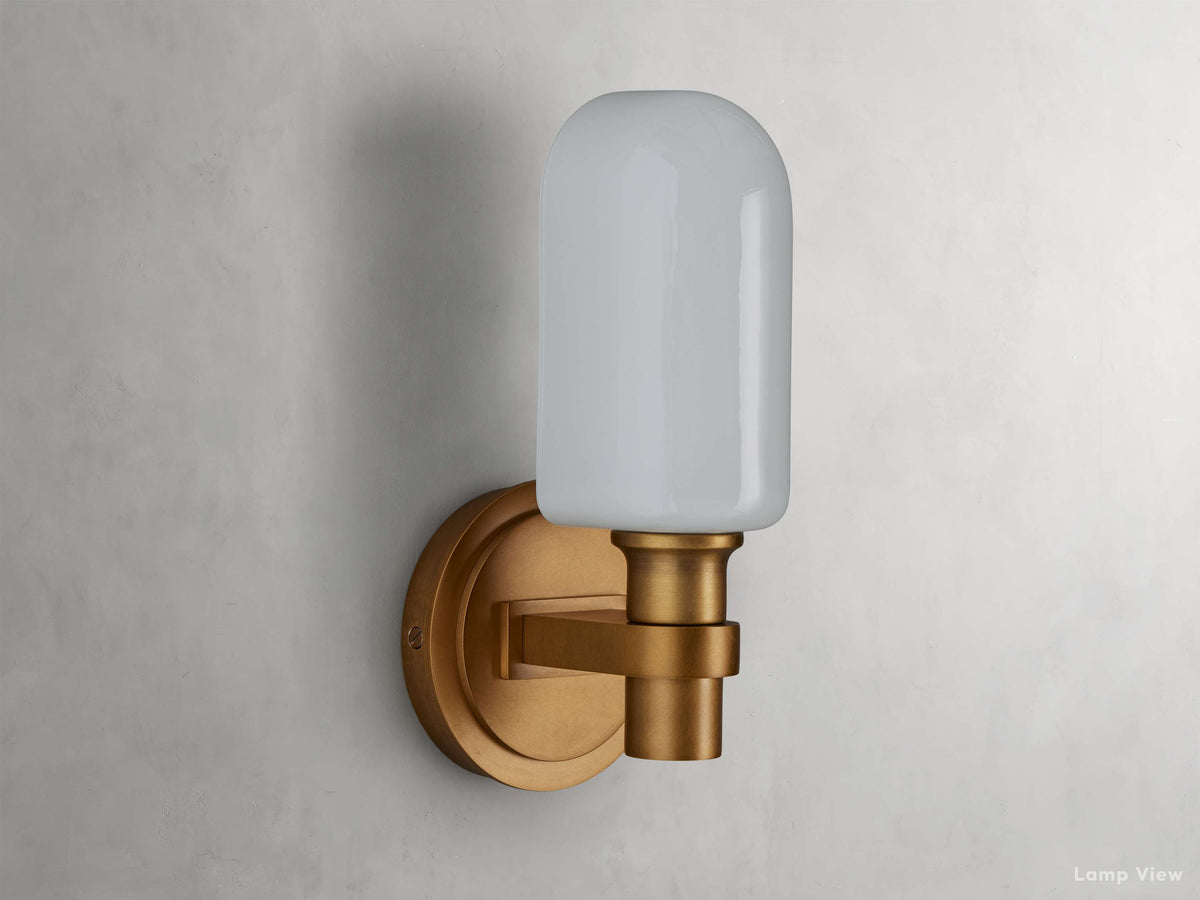 Zayd Opal Slab Wall Sconce