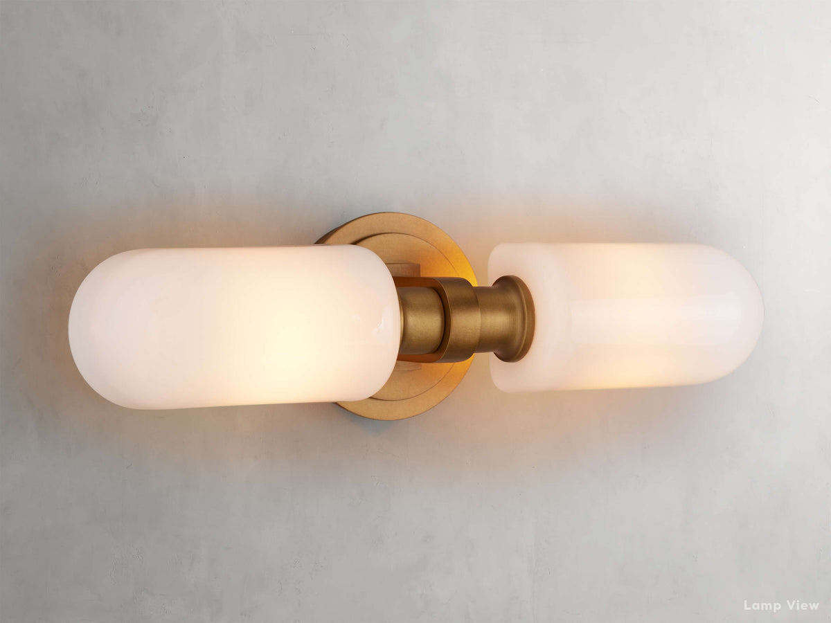 Zayd Opal Slab Wall Sconce