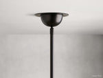 Saguaro Forked Alabaster Round Chandelier