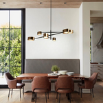 Etoile Starburst Spoke Round Chandelier