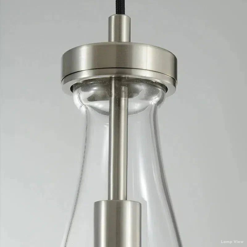 Rain Waterfall Glass Rectangular Chandelier 36"