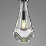Rain Waterfall Glass Rectangular Chandelier 36"