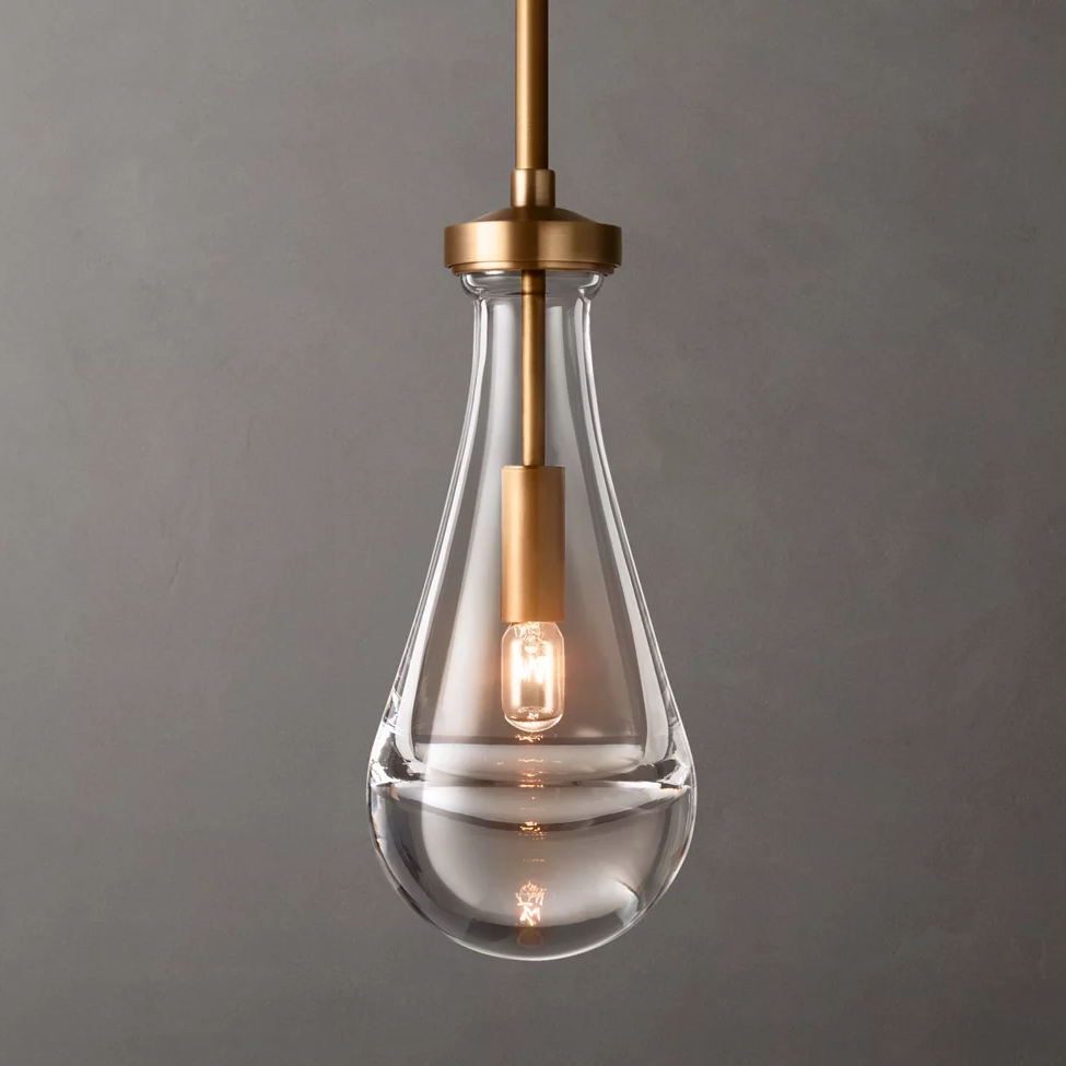 Rain Waterfall Glass Pendant Light
