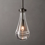 Rain Waterfall Glass Pendant Light