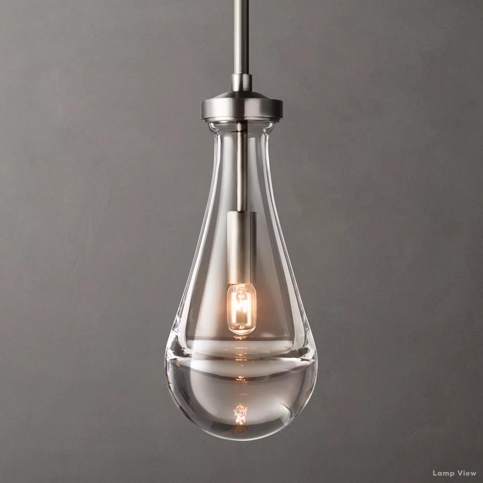 Rain Waterfall Glass Pendant Light