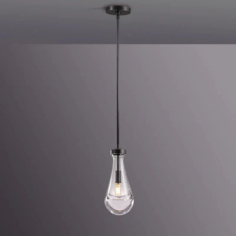 Rain Waterfall Glass Pendant Light
