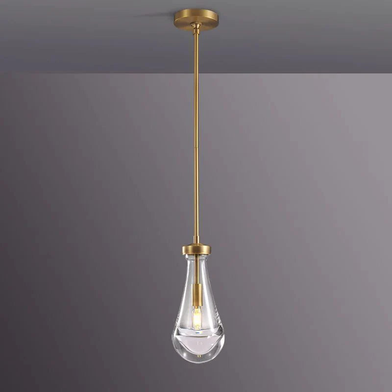 Rain Waterfall Glass Pendant Light