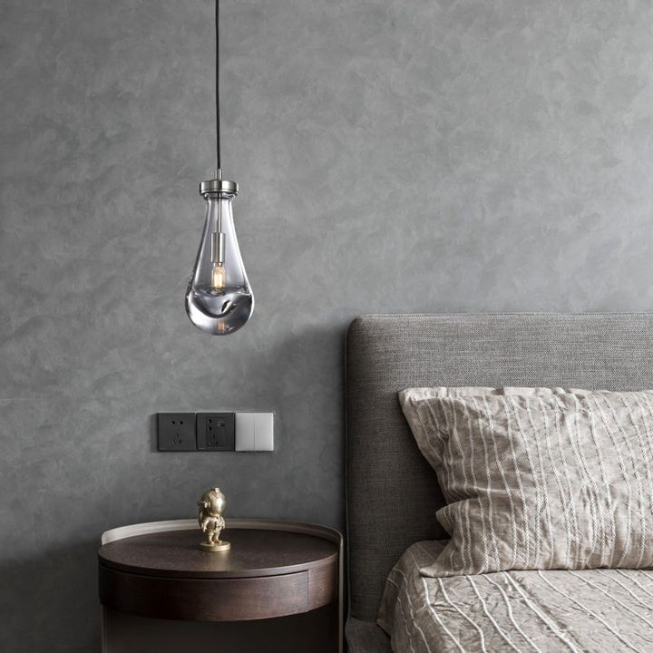 Rain Waterfall Glass Pendant Light