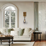 Rain Waterfall Glass Wall Sconce