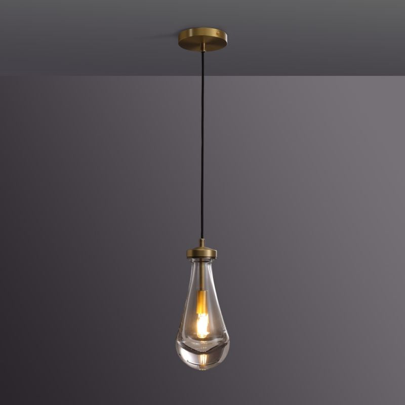 Rain Waterfall Glass Pendant Light