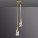 Rain Waterfall Glass Round Chandelier 5"