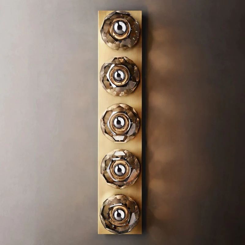 Boule Geometric Cristal Linear Wall Sconce