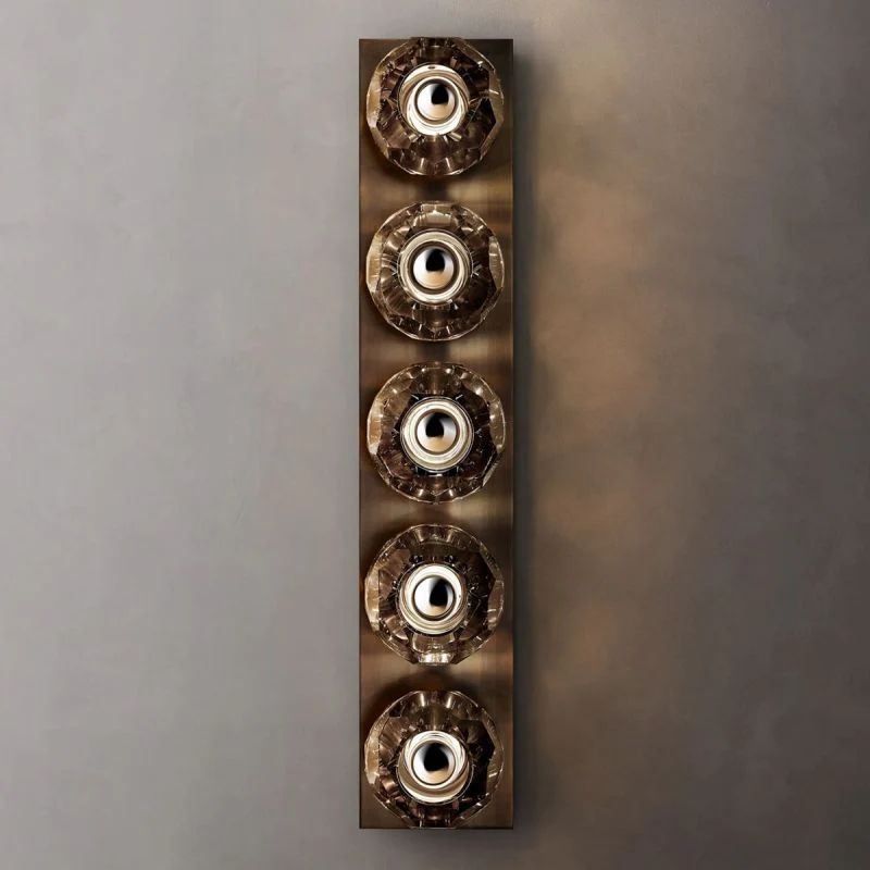 Boule Geometric Cristal Linear Wall Sconce
