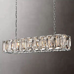 Harlow Chiseled Crystal Rectangle Chandelier 62"