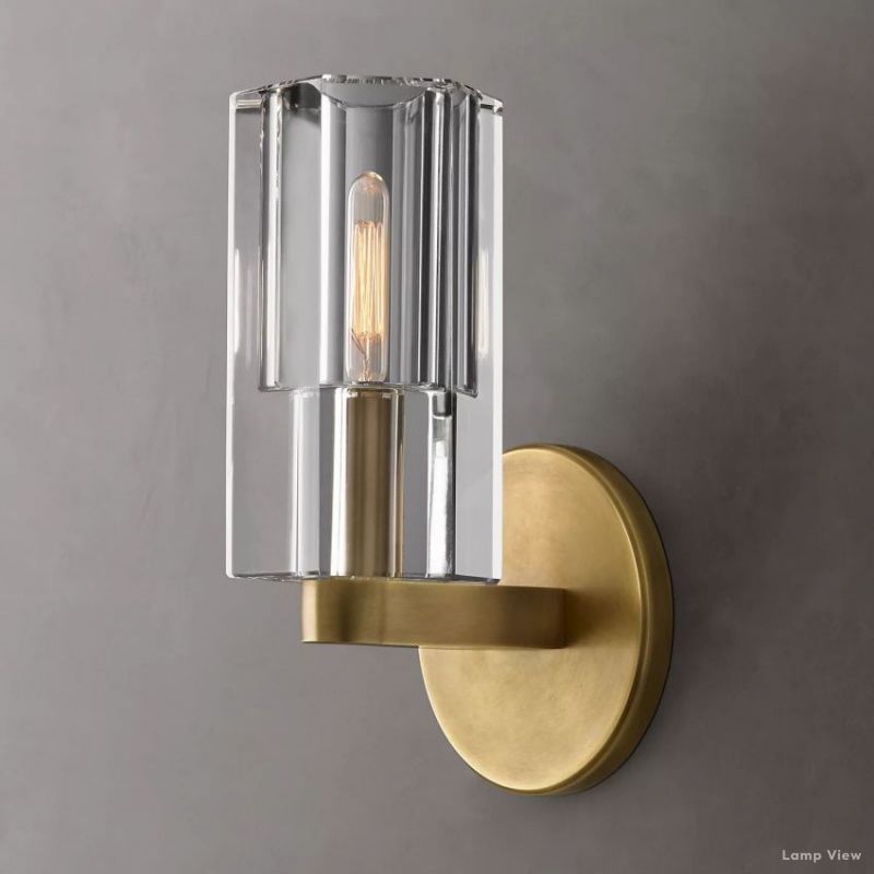 Arcachon Precision Crystal Wall Sconce